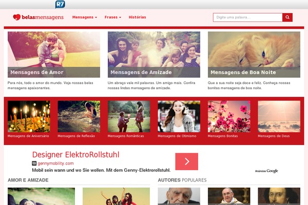 Bm theme site design template sample