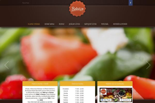 Linguini theme site design template sample