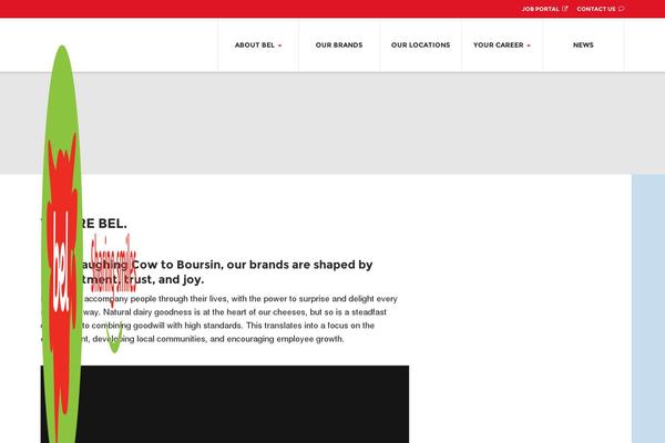 Bel theme site design template sample