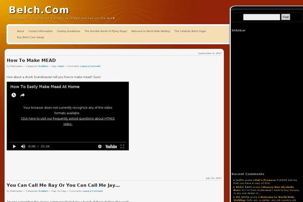 belch.com site used Wallow