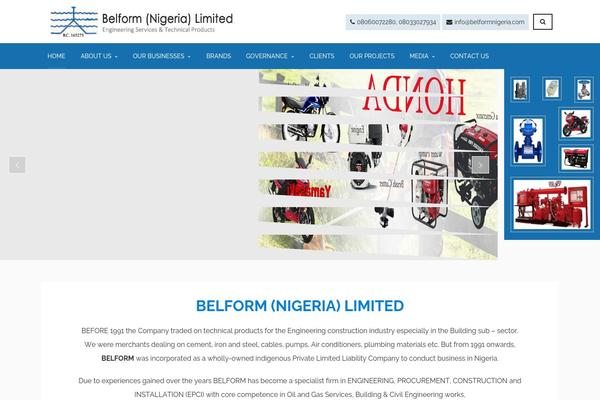 Darna theme site design template sample