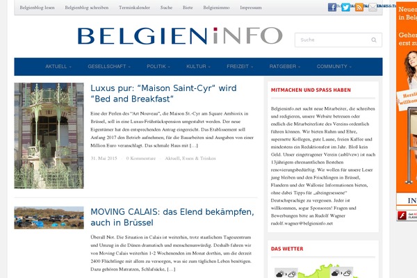Tribune theme site design template sample