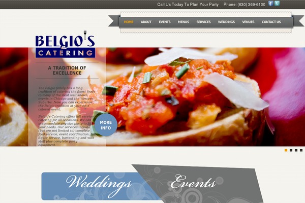 Feast theme site design template sample