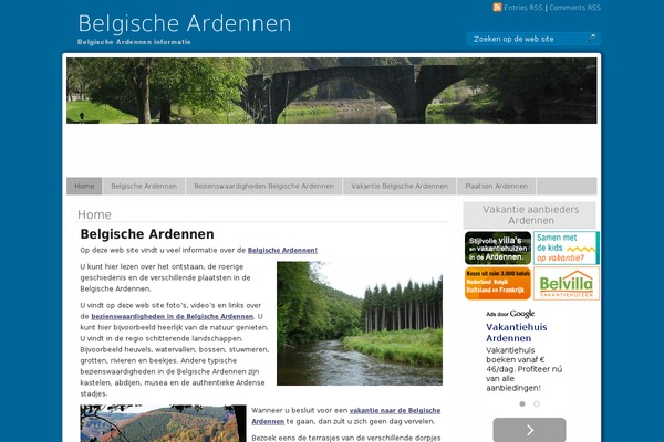 Panorama theme site design template sample