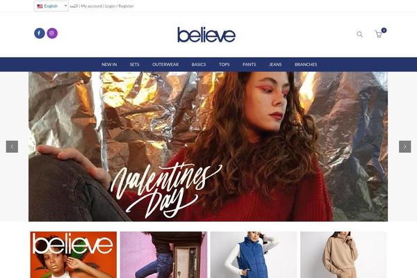 believecasuals.com site used Umbala
