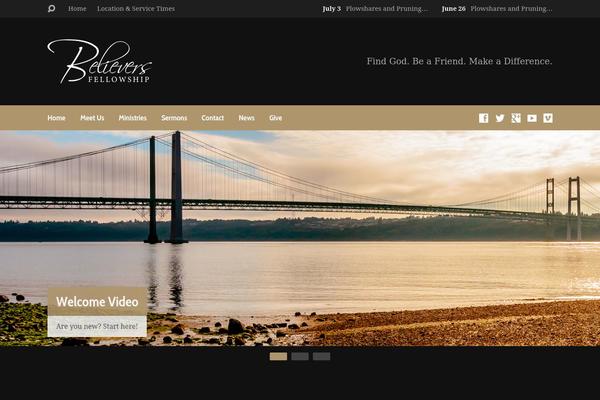 Exodus theme site design template sample