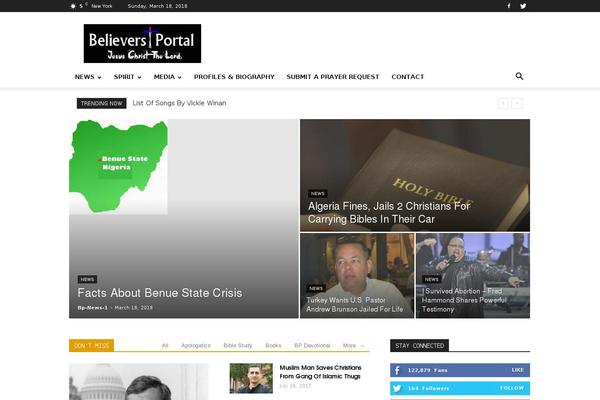 Site using Td-newsletter plugin