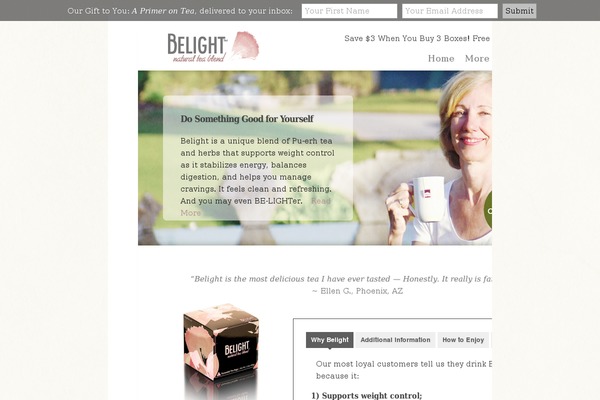 belighttea.com site used PowerWP