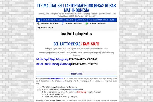 Toko Landing theme site design template sample
