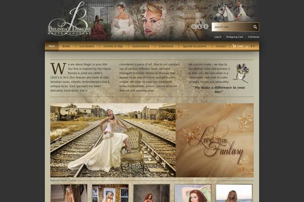 Abundance theme site design template sample