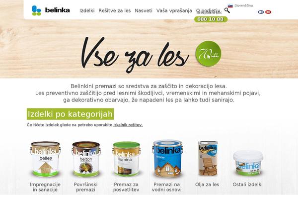 belinka.com site used Belinka