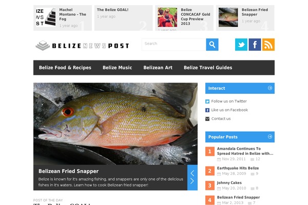 Metro theme site design template sample