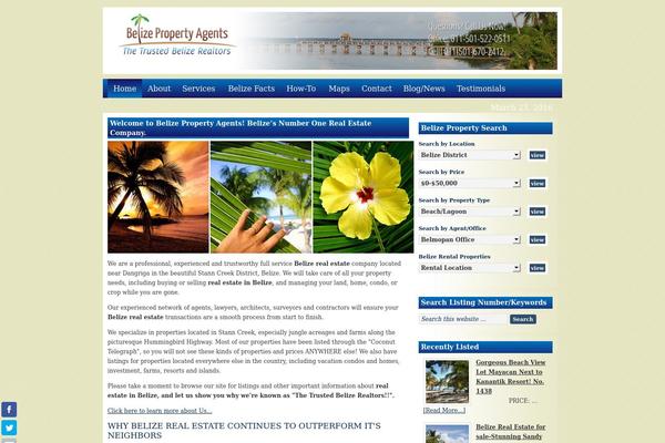 AgentPress theme site design template sample