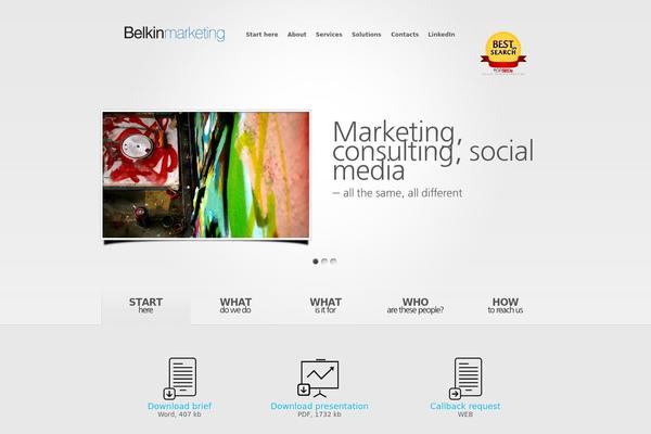 Nova theme site design template sample