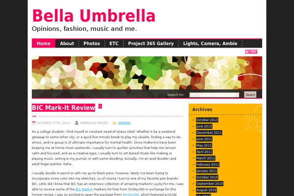 Fancy theme site design template sample