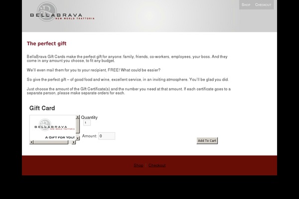 bellabravagiftcards.com site used Biotodoma