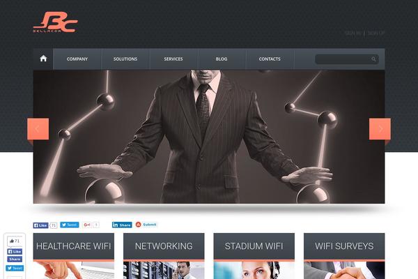 Engitech theme site design template sample