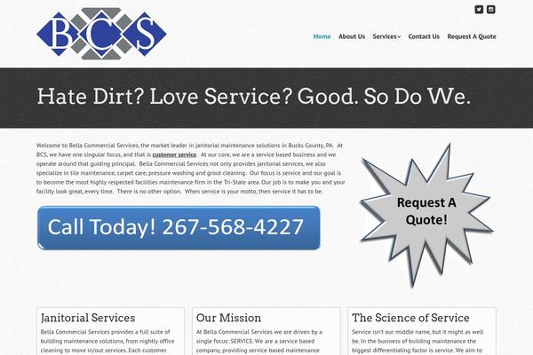 Quark theme site design template sample