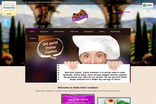 belladolcicookies.com site used Forkbite