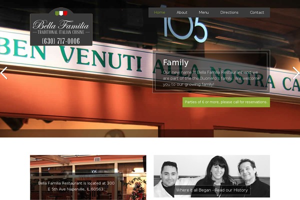Forked theme site design template sample