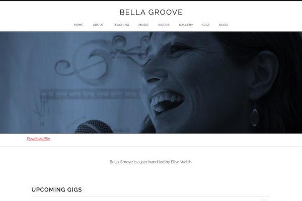 Promenade theme site design template sample