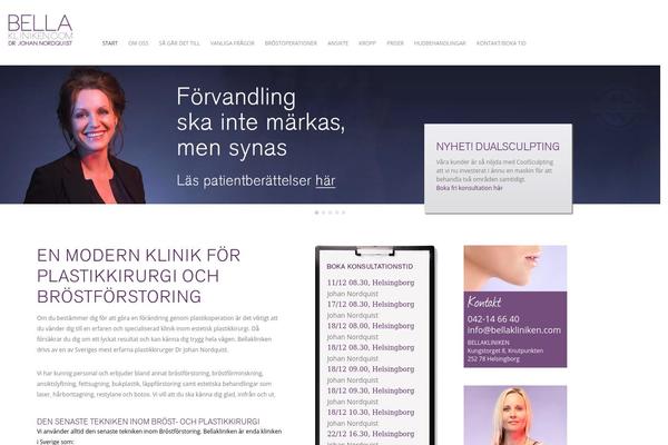 Salient theme site design template sample