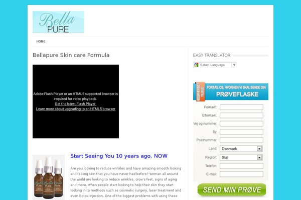 Leaf theme site design template sample