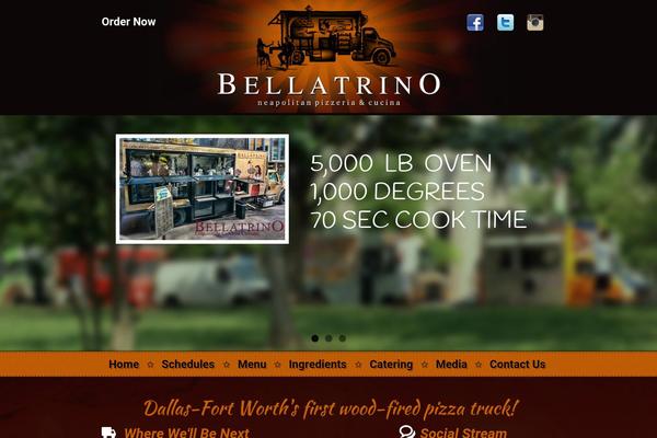 bellatrino.com site used Webdiner