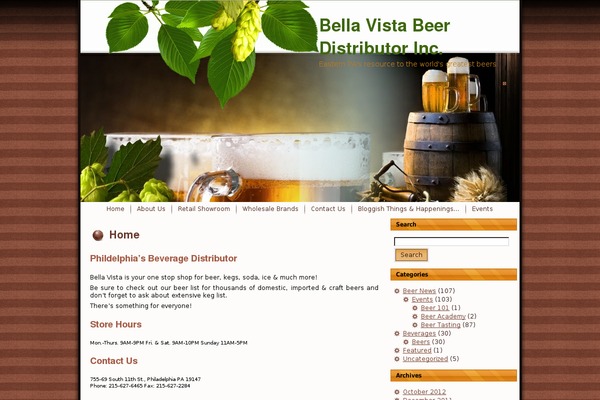 bellavistabeverage.com site used Beer