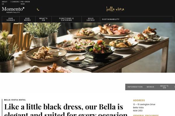 bellavistahotel.com.au site used Bellavista