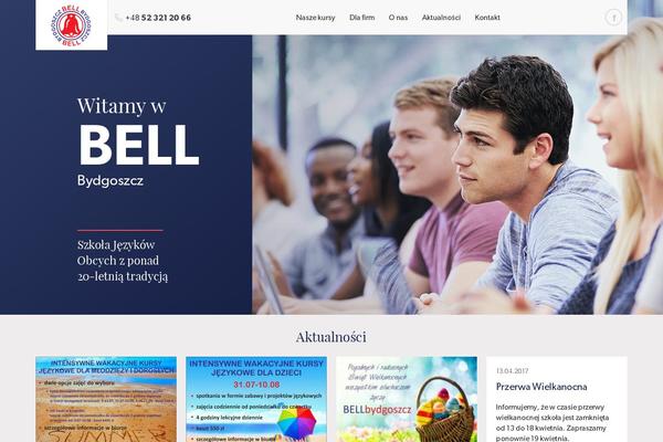 Bell theme site design template sample