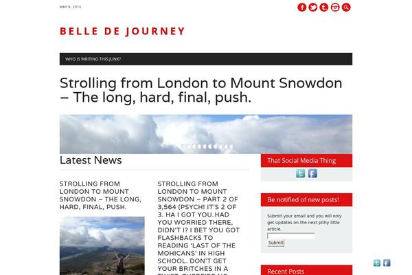 The Newswire theme site design template sample