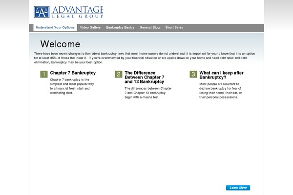 Afterburner theme site design template sample