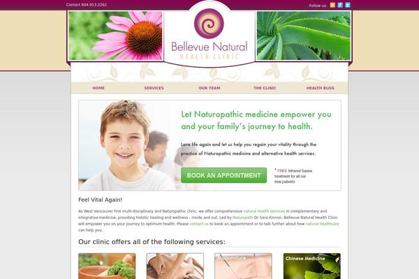 bellevuenaturalhealth.ca site used Bellevue