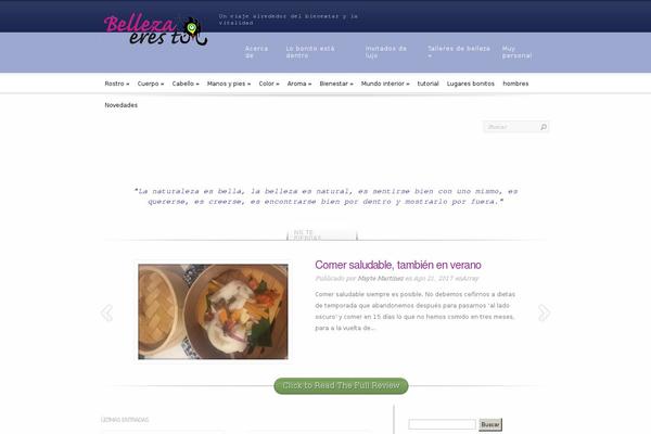InReview theme site design template sample