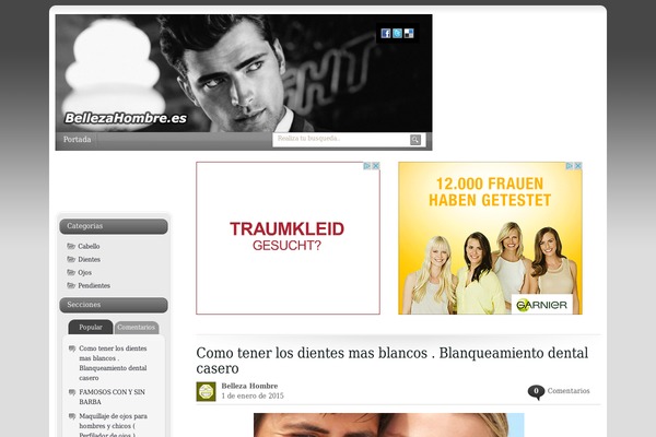 bellezahombre.es site used Salud
