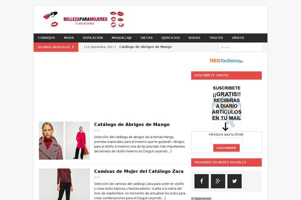 Newspaper theme site design template sample