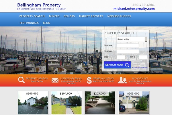 Curb Appeal theme site design template sample