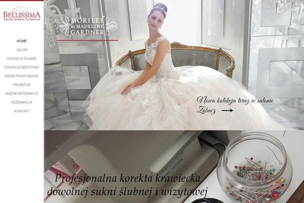 Bellissima theme site design template sample