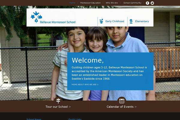 Bellevue theme site design template sample