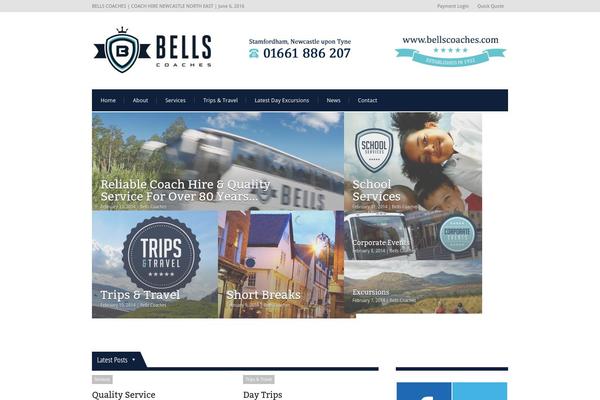 Extranews theme site design template sample