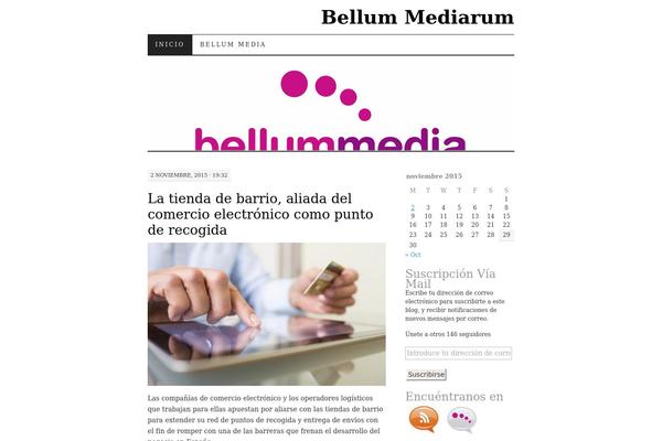 Broadcast theme site design template sample