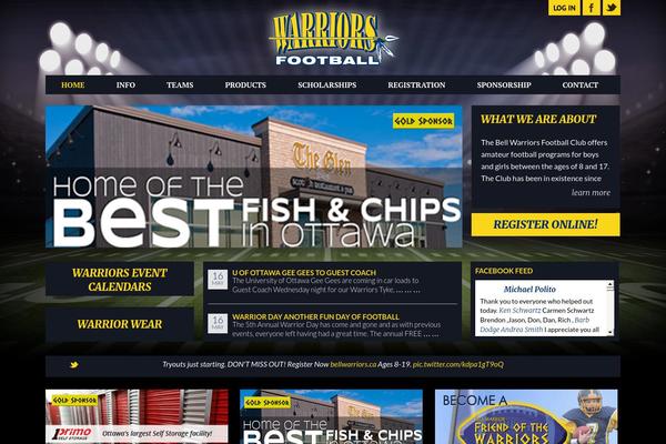 Quark theme site design template sample
