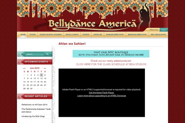Bda theme site design template sample
