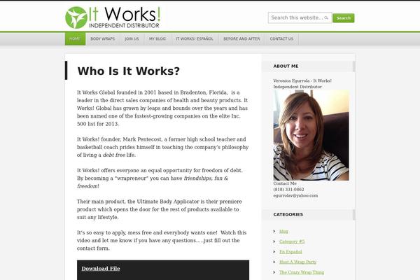 Quarter theme site design template sample
