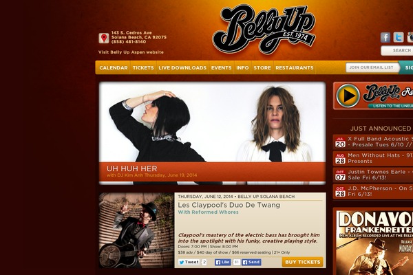 Site using Ticketweb plugin