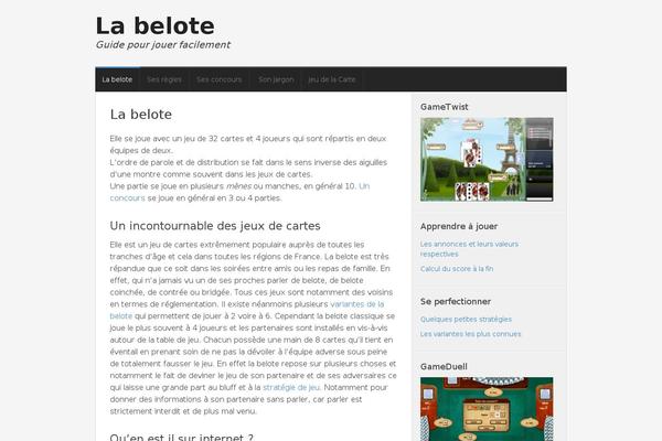 belotejeu.fr site used Morphic
