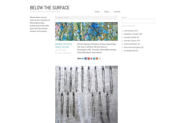 Oxygen theme site design template sample