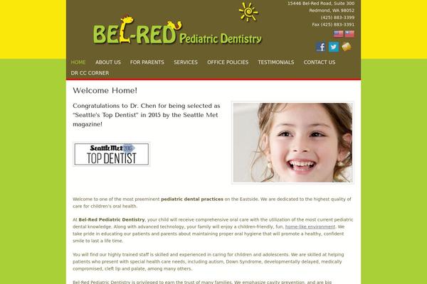 Generatepress_child theme site design template sample