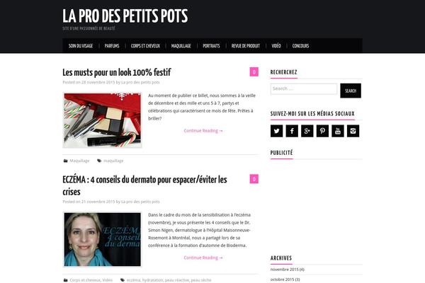 Hiero theme site design template sample